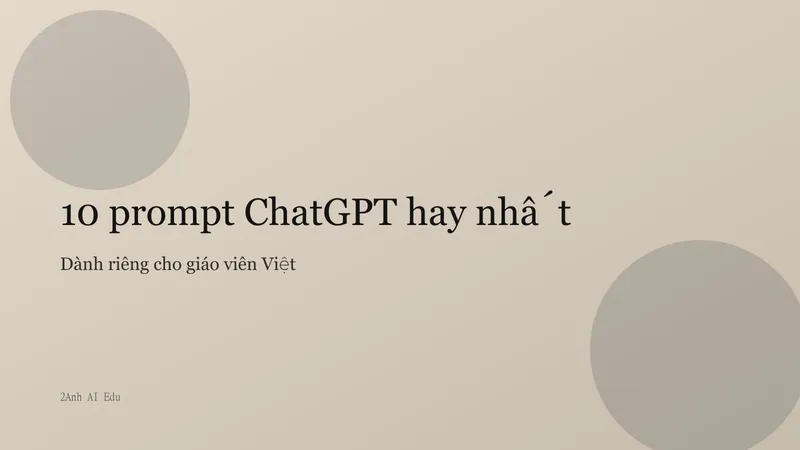 Bảng prompt ChatGPT dán trên tường